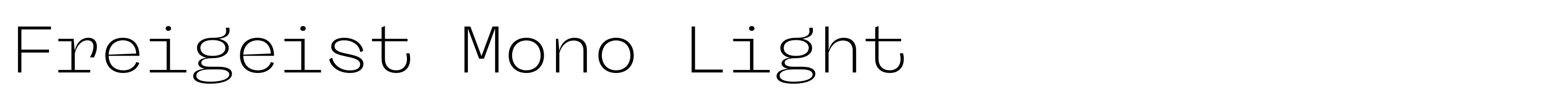 Freigeist Mono Light